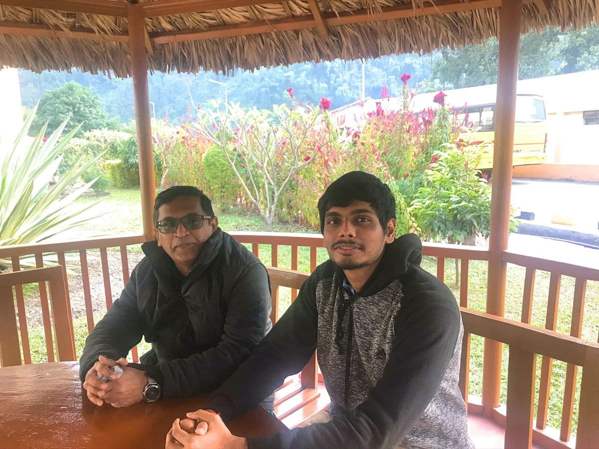 GM Akash Ganesan at the National Senior 2019